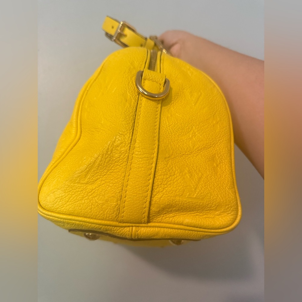 Louis Vuitton Empreinte Monogram Speedy Bandouliere 25 yellow (read description) - Picture 17 of 17